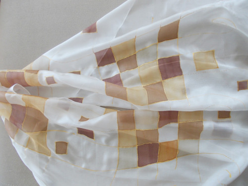 Hnědá geometrie, 140 x 45 cm — foto 5
