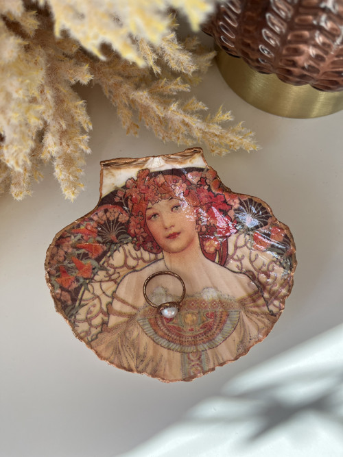 Šperkovnice Art Nouveau - mušle — foto 5