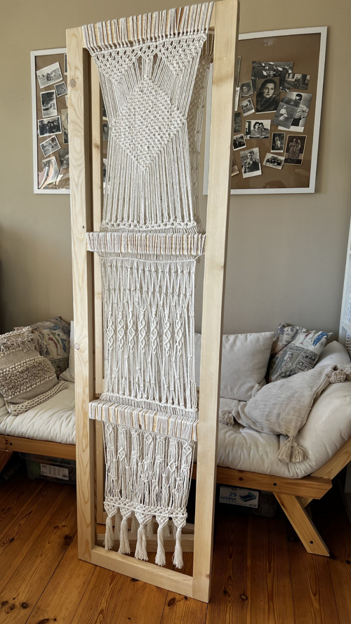 Boho Macrame Paravan — foto 5
