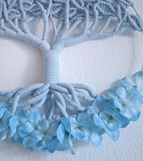 Strom života macramé - průměr kruhu 40cm — foto 2