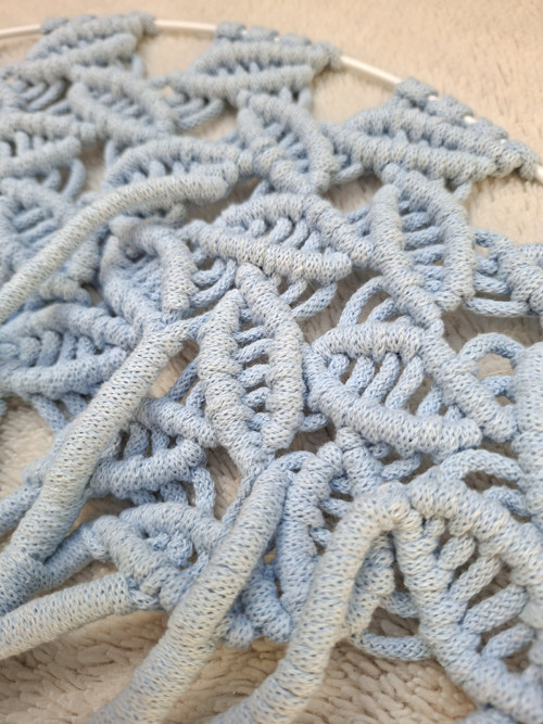 Strom života macramé - průměr kruhu 40cm — foto 6