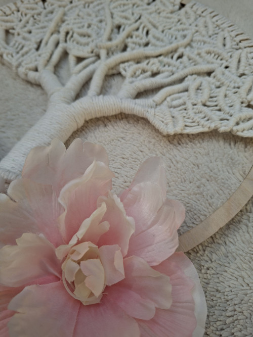 Strom života macramé - průměr kruhu 32cm — foto 4
