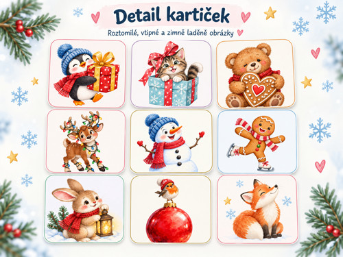 Adventní kouzlo | kartičky do svačiny — foto 4
