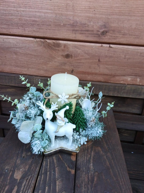 Vánoční svícen,, Adventní chvíle,, — foto 2