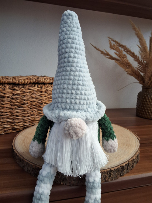 Háčkovaný trpaslík – zelený — foto 2