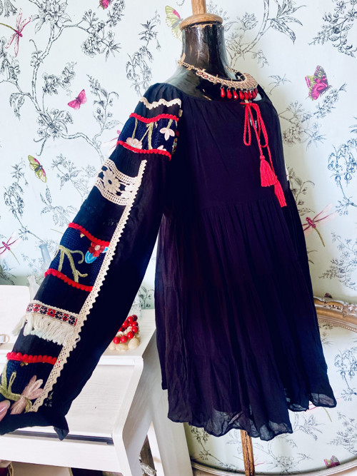 Śaty boho vyšívané — foto 2