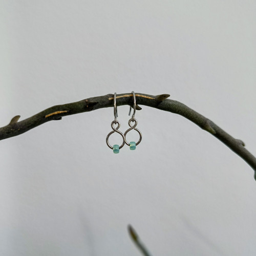 "Principessa Jasmine" minimalistické náušnice — foto 2