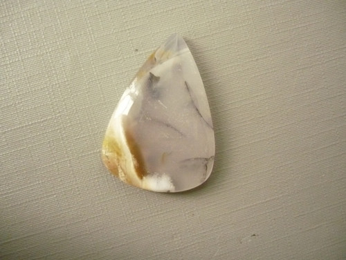 Kabošon - achát s dendrity 34 mm, č.55 — foto 2