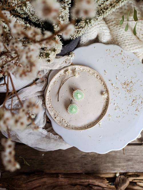 Arabesque n.27 - vyšívané náušnice — foto 4