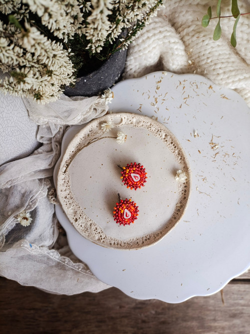 Arabesque n.31 - vyšívané náušnice — foto 2