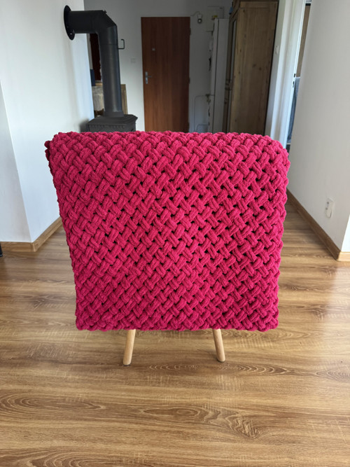 Pletená deka z příze Alize Puffy — foto 3