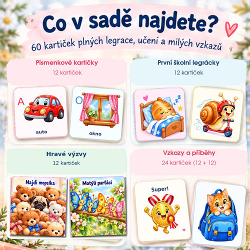 Prvňáček | kartičky do svačiny | 5–7 let — foto 2