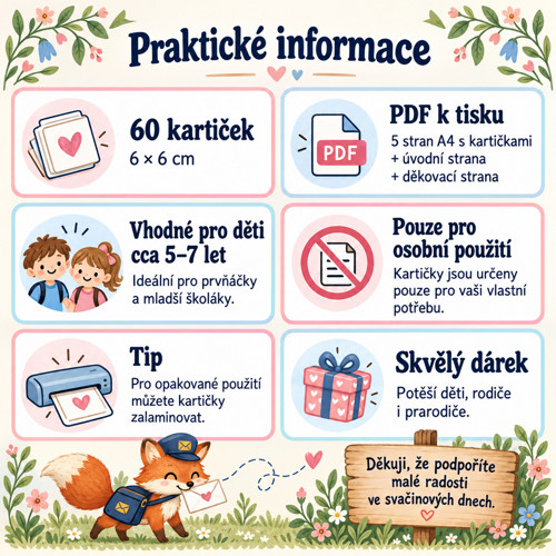 Prvňáček | kartičky do svačiny | 5–7 let — foto 6