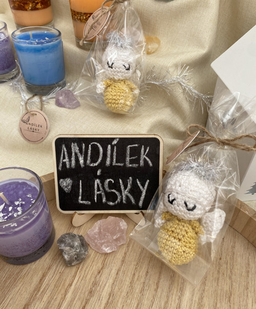 Háčkovaný Andílek lásky - vánoční — foto 2