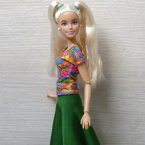 Vzorované tričko pro Barbie — foto 3