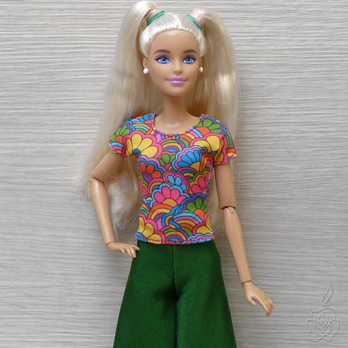 Vzorované tričko pro Barbie — foto 2