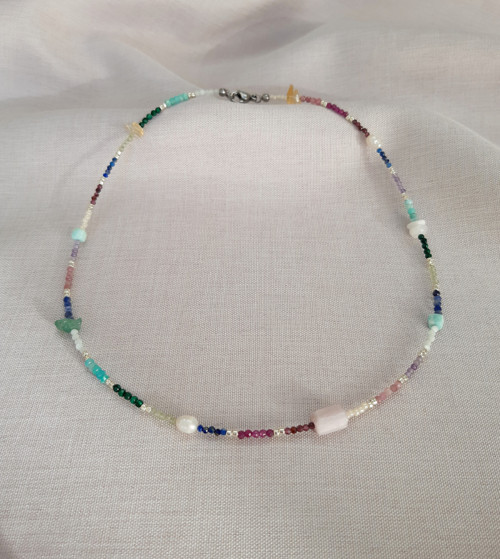 Barevný Choker Náhrdelník Mix — foto 2