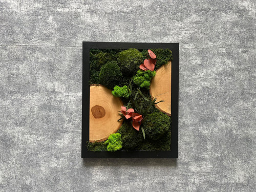 Mechový obraz 30x25cm — foto 2