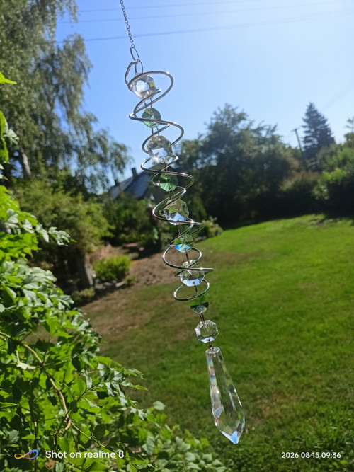 Lapač slunce - spirála - zelená — foto 6