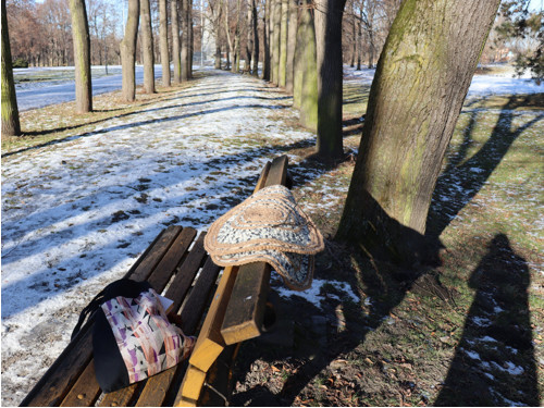 Písky času - háčkovaný podsedák — foto 3