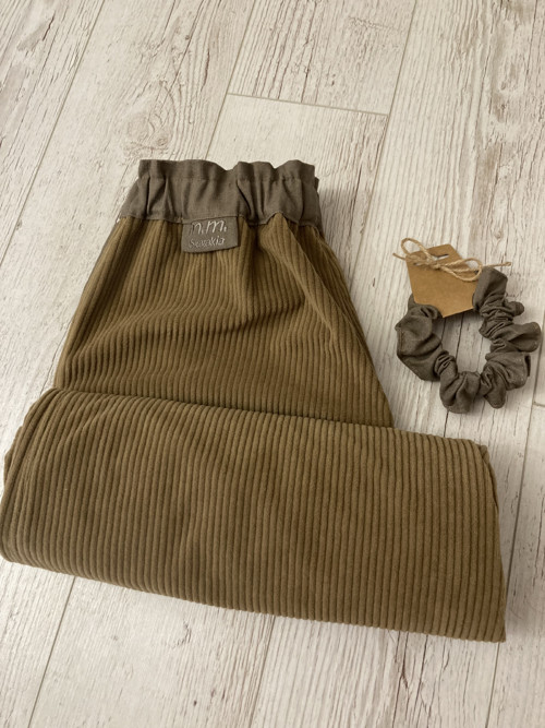 Culottes menčestrové MOCCA oversize -ihneď — foto 6