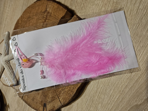 Sponka klip do vlasů peříčko - delfín — foto 2