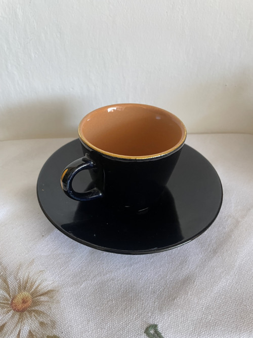 Hrnky retro s podšálky — foto 3