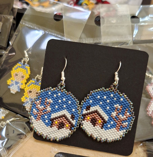 Náušnice Zimní — foto 2