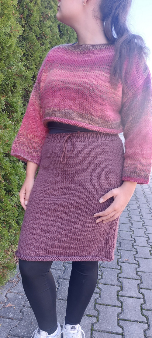 Sukně bordo — foto 5