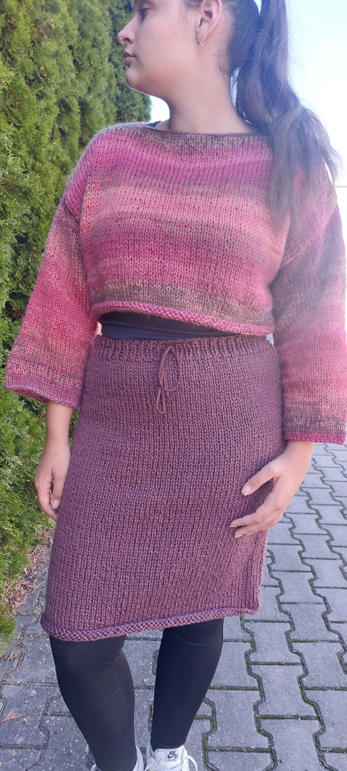 Sukně bordo — foto 3