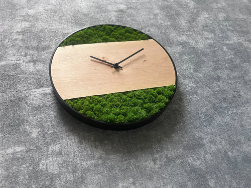 MECHOVÉ HODINY pr. 30CM – olše — foto 3