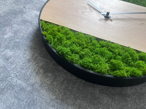 MECHOVÉ HODINY pr. 30CM – olše — foto 4