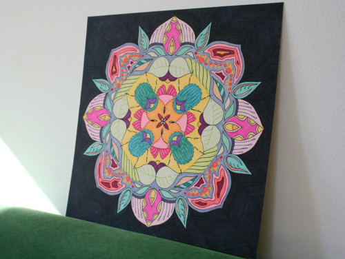 Mandala Tropická vášeň - Originál — foto 2