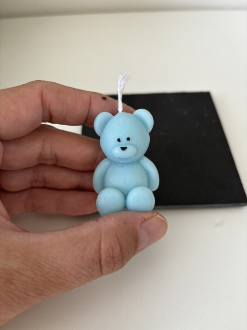 Sójová svíčka Medvídek – 4,5 cm — foto 2