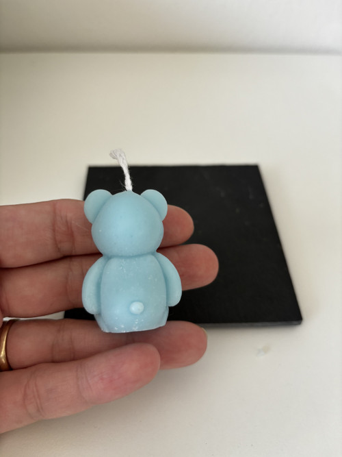 Sójová svíčka Medvídek – 4,5 cm — foto 3