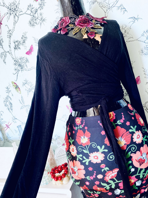 Top black zavinovací — foto 3