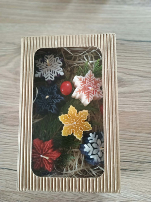 Sada svíček vločky — foto 3
