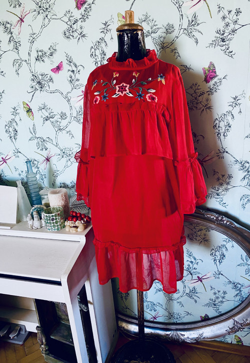 Šaty boho red — foto 2