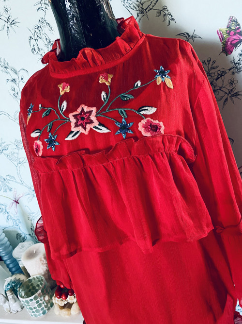 Šaty boho red — foto 3