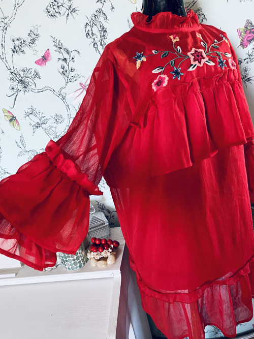 Šaty boho red — foto 4
