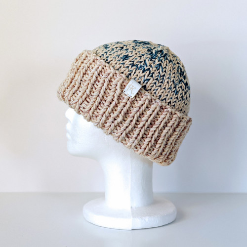 Polar Beanie - Modro béžová — foto 4