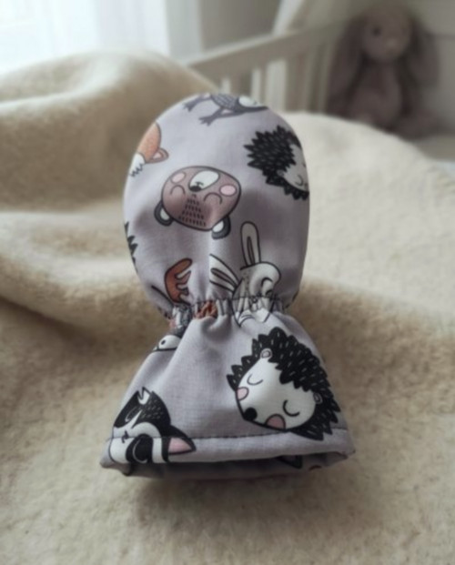 Dětské odolné softshell rukavice Hlavičky zvířátek — foto 2