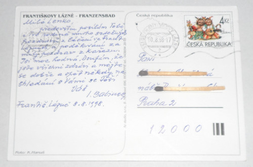 POHLEDNICE • Františkovy Lázně — foto 2