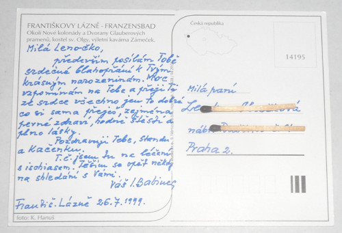 POHLEDNICE • Františkovy Lázně — foto 2