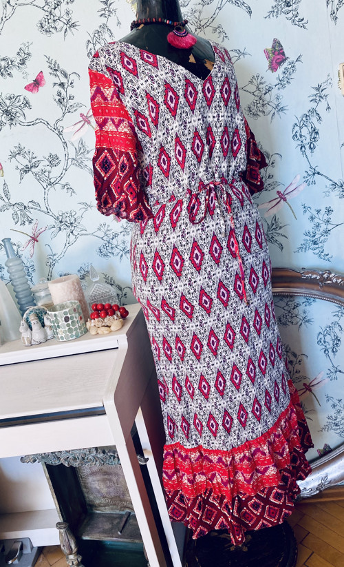 Šaty long boho vzory — foto 4