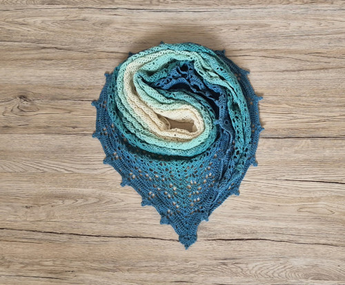 Háčkovaný šátek Tajemství adventu — foto 3