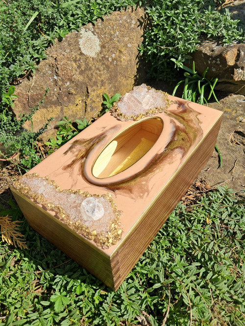 Box na kapesníky s křišťálem — foto 5