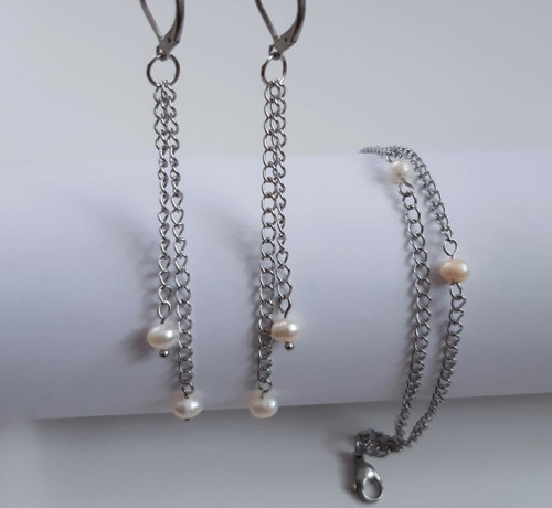 Sada Duo - perla, ocel — foto 3