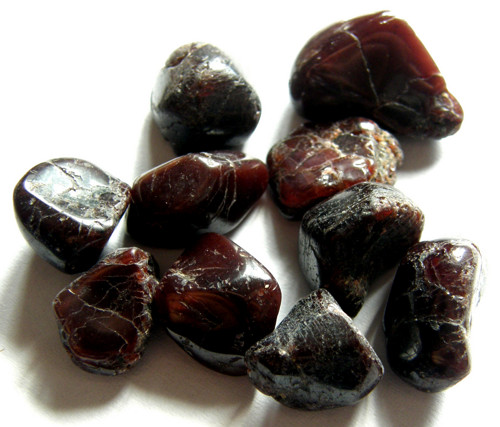 Pyralmandin granát - tromlované kousky — foto 3