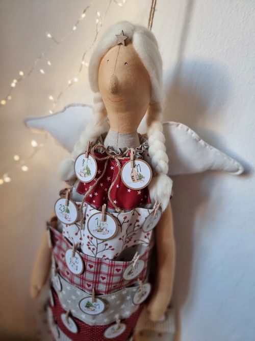 Adventní kalendář - ANDĚL č. 2 - 100cm — foto 4